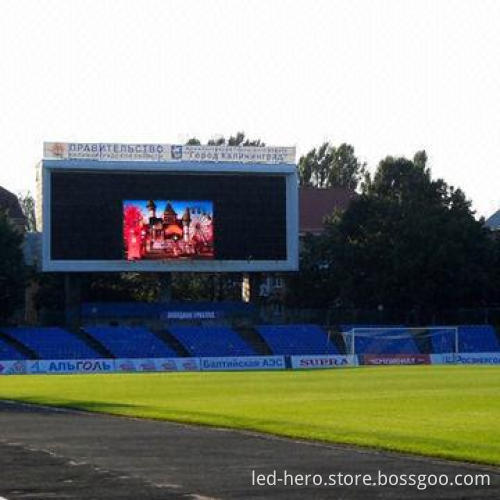P10 Stadium LED Display, Uses Rubber Mask, Angle Adjustable, Easy to Move and Install, Hot Selling